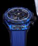 Swiss Replica Big Bang Watch HUB1242 Hublot Carbon Watch - Blue And Black Carbon Case (4)_th.jpg